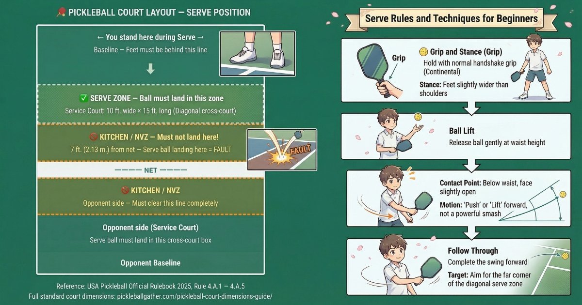 กติกา serve พิคเคิลบอล